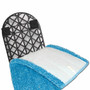 Velcro tabs on Grid Frame hold Microfiber Flat Mop Maintainer Pads in 18 inches x 5 inches or 24 inches x 5 inches