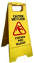Easel Style Wet Floor Sign
