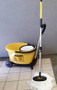 COMMERCIAL Spin Wringer in 35 Qt. Bucket, Tow Bar, Trolley & Micro Mops.