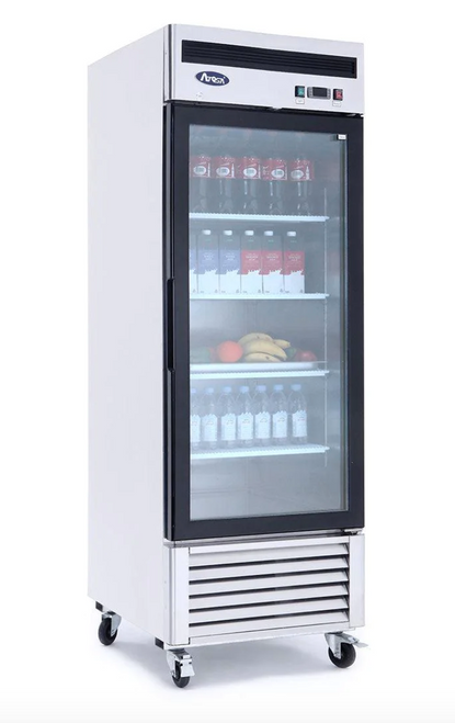 Atosa MCF8701 27" Bottom Mount Glass Door Merchandiser Freezer - 19.1 Cu. Ft