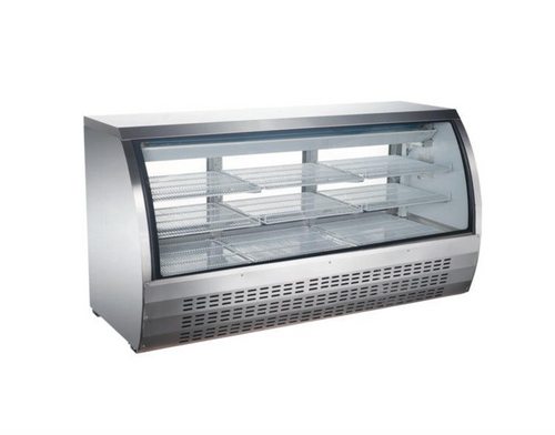 shop buy 82” Stainless Steel Refrigerated bakery Display Case - 50080