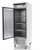 Atosa MBF8505L Bottom Mount Solid One Door LEFT HINGE Reach-In Refrigerator - 19.1 Cu. Ft