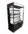 BUY | SHOP | ATOSA AOM-50B Open Air Merchandiser, 51-2/5"W x 28"D x 78-7/10"H, 27.5 cubic capacity, (4) shelves, full electronic controller, LED lighted header panel, LED lighting per shelf and interior top, pull down night curtain, stainless steel interior, black exterior, 4" casters, R-290 natural refrigerant, 1HP, 120v/60/1-ph, 18.5 amps, 1600 watts, cETLus, ETL-Sanitation
