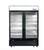 BUY Atosa USA, Inc., MCF8732GR, Freezer Merchandiser, two-section, 39-1/2"W x 31-1/2"D x 81-1/5"H, bottom-mount self-contained refrigeration, 28.5 cu. ft., (2) self-closing hinged glass doors with locks, digital temperature control, -8° to 0°F temperature range, (8) adjustable shelves, LED interior lighting, automatic evaporation, electric defrost, stainless steel interior, black exterior, R290