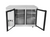 BUY | SHOP | Atosa USA MBB48GGR  48" Two Section Back Bar Cooler with Glass Door, 11.5 cu. ft. MBB48G-GR