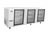 BUY | SHOP | the Atosa MBB90GGR 89.3" W x 28.1" D x 40.13" H Three-Section Atosa Back Bar Cooler - 115 Volts at Culinary Depot. Fast Shipping! Best Pricing!