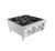 BUY | SHOP | ATOSA ACHP-4 CookRite Hotplate, counter top, gas, 24"W x 27-3/5"D x 13-1/10"H, (4) 32,000 BTU burners, manual controls, standby pilots, cast iron grates, stainless steel crumb tray, stainless steel structure, adjustable stainless steel legs, 128,000 BTU, cETLus, ETL-Sanitation