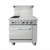 BUY | SHOP | ATOSA COOKRITE AGR-2B24GR — 36″ Gas Range with Two (2) Open Burners & 24″ Griddle. Standard Features: Stainless steel exterior including front, back sides, kick plate