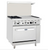 BUY | SHOP | ATOSA COOKRITE AGR-2B24GR — 36″ Gas Range with Two (2) Open Burners & 24″ Griddle. Standard Features: Stainless steel exterior including front, back sides, kick plate