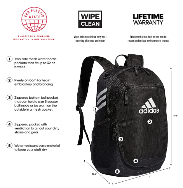 adidas estadio team backpack