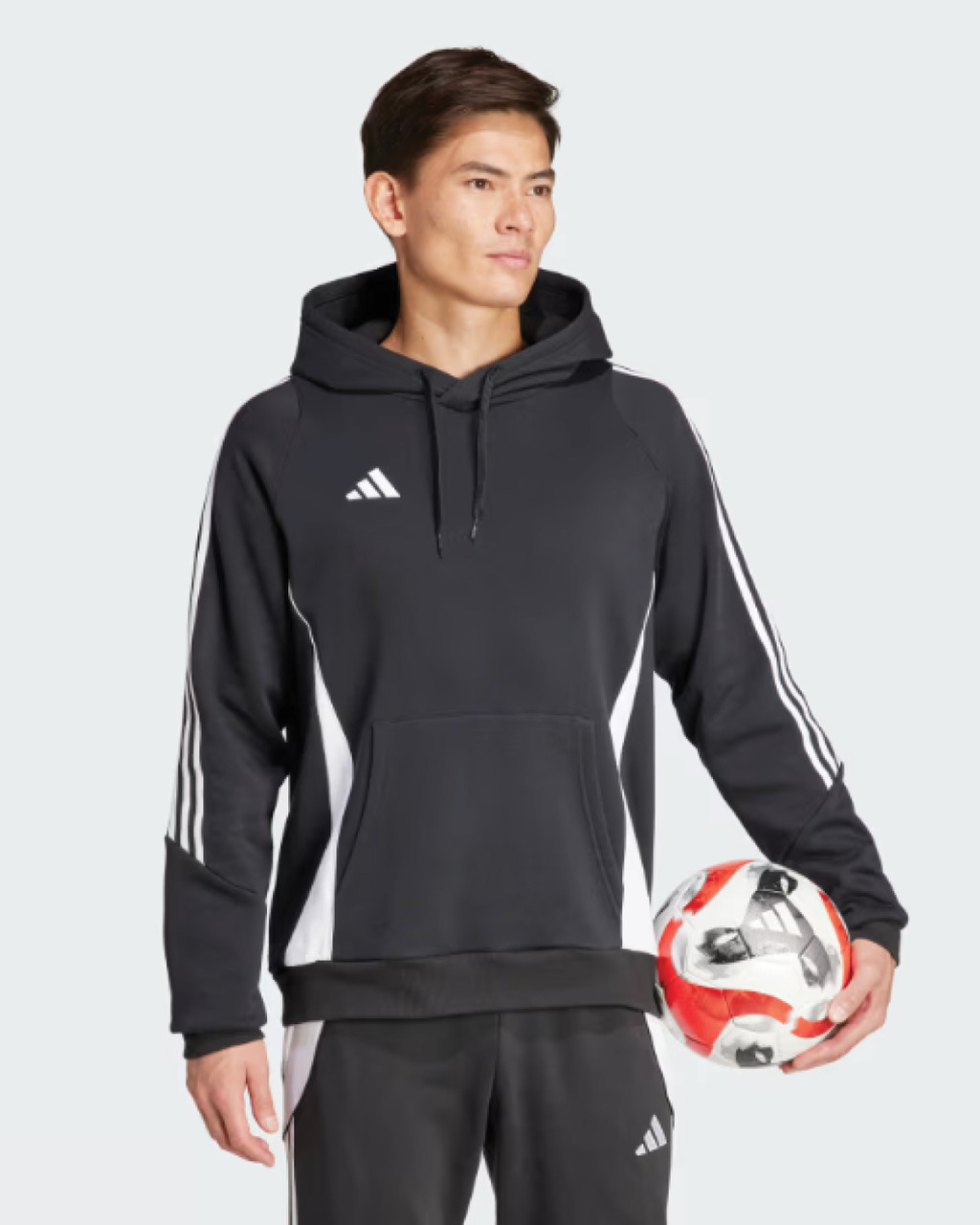 black and white adidas hoodie