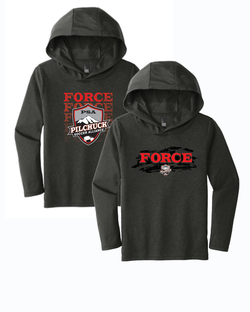 PSA Spirit Wear Youth Long Sleeve Hooded T-shirt