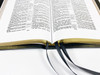 Cameo Reference Bible, Handsize, Wide Margin, KJV (Licorice Water Buffalo Leather)