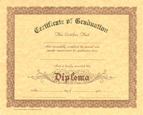 Christian Diploma Certificate
