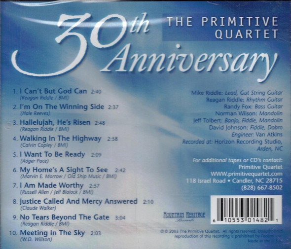 30th Anniversary (2003) CD