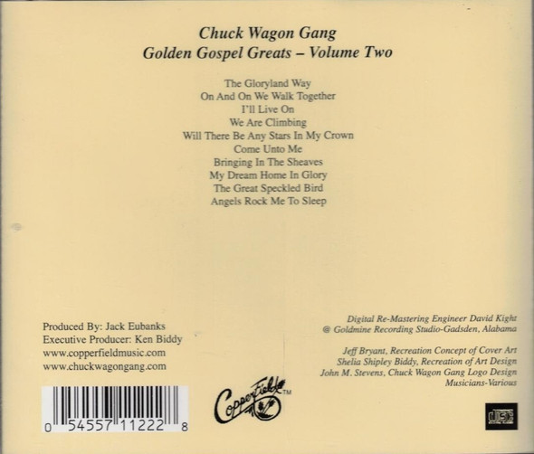 Golden Gospel Greats, Vol. 2 (1987) CD