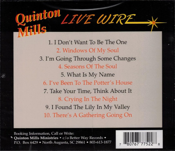 Live Wire (Live in Winston-Salem, NC) CD