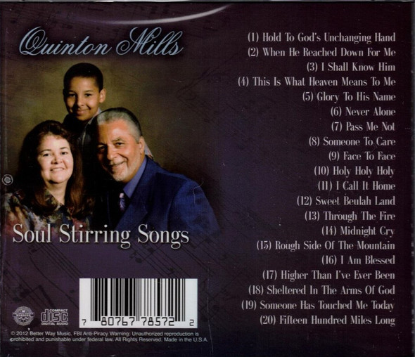 Soul Stirring Songs (2012) CD