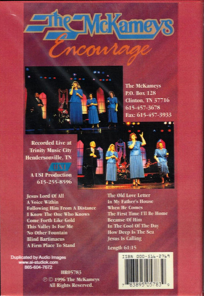 Encourage (1996) DVD