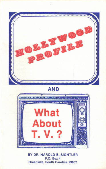 Hollywood Profile and What About T.V.? (Pamphlet)