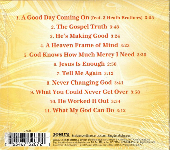 I Feel A Good Day Coming On (2021) CD