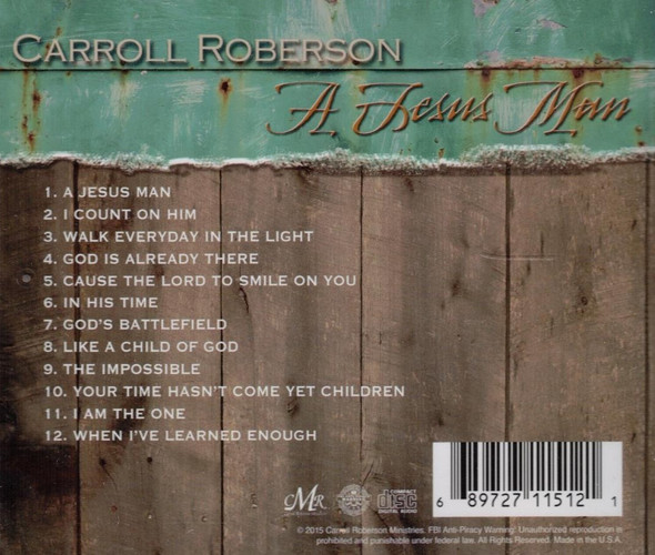 A Jesus Man (2015) CD