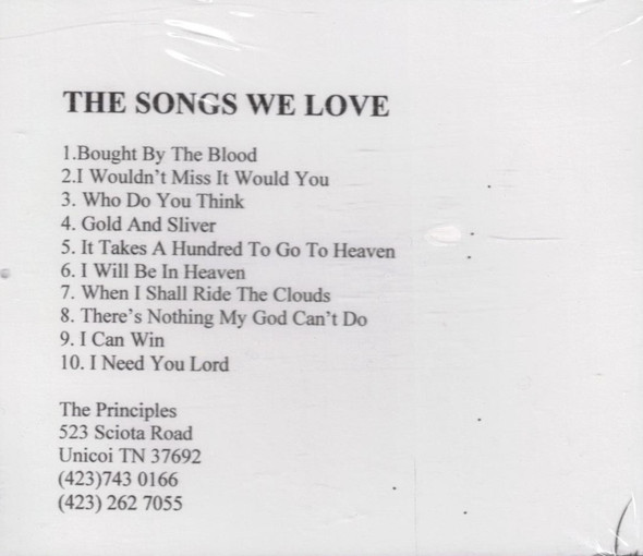 The Songs We Love CD