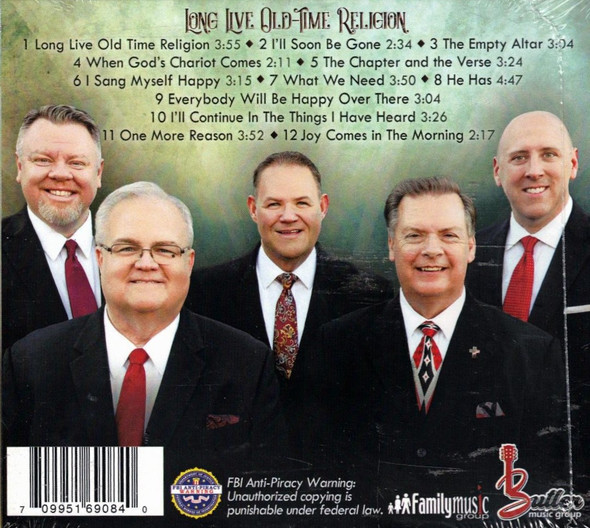 Long Live Old-Time Religion (Old Time Preachers Quartet) CD