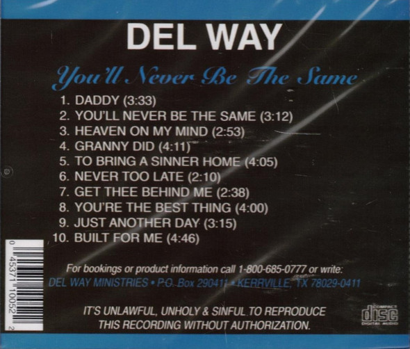 You'll Never Be the Same CD