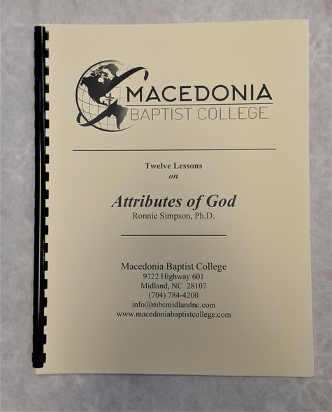 Attributes of God: Study Guide