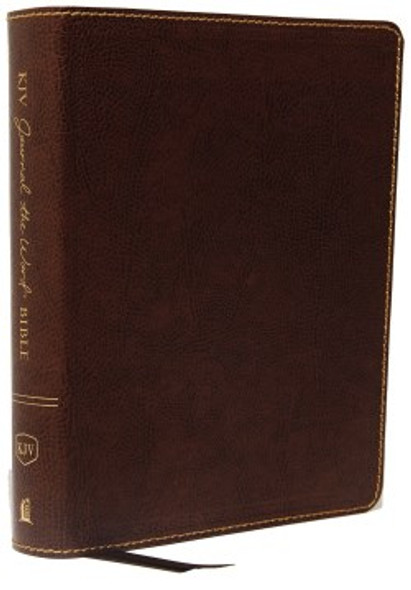 Journal The Word Bible, KJV (Bonded Leather, Brown)