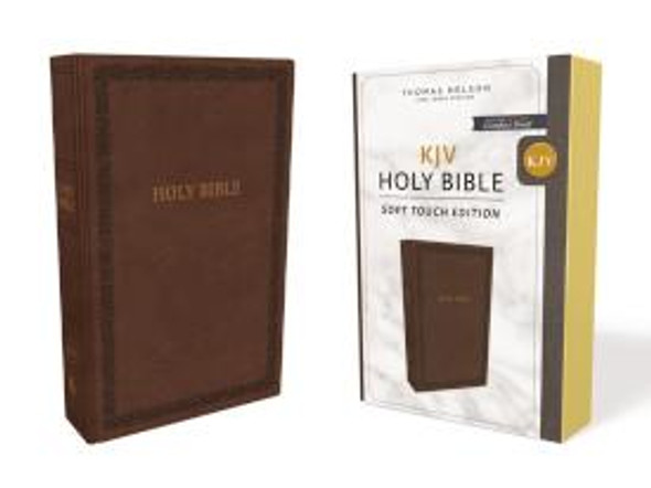 Soft Touch Edition Bible, KJV (Imitation, Brown)