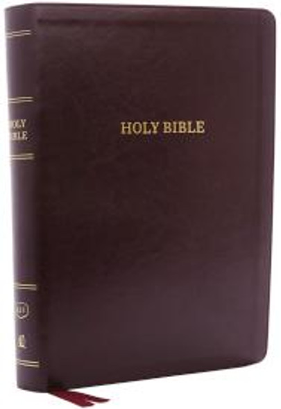 Deluxe Reference Bible, Super Giant Print, Indexed, KJV (Imitation, Burgundy)