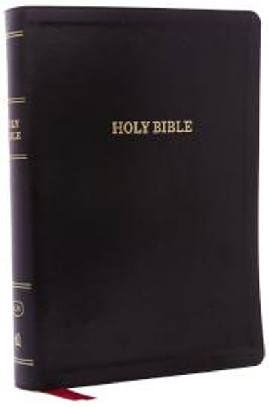 Super Giant Print Deluxe Reference Bible, Indexed, KJV (Imitation, Black)