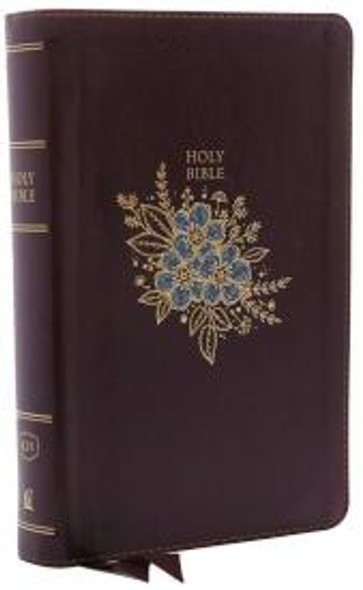 Deluxe Reference Bible, Personal Size, Giant Print, KJV (Imitation, Burgundy)