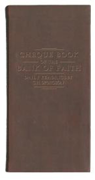 Cheque Book Of The Bank Of Faith (Burgundy)