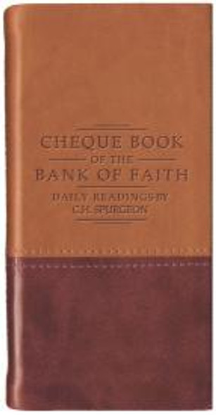 Cheque Book Of The Bank Of Faith (Tan/Burgundy)