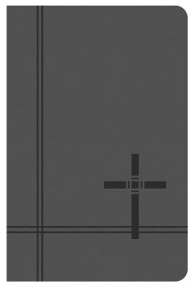 Deluxe Gift And Award Bible, KJV (Imitation, Gray with Cross)