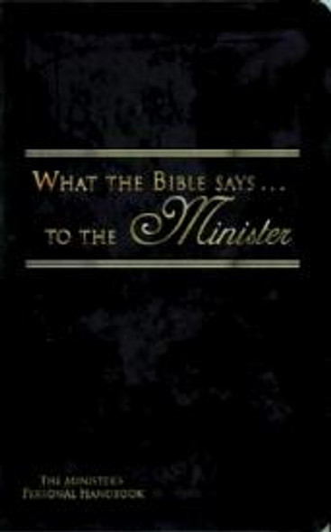 What The Bible Says To The Minister