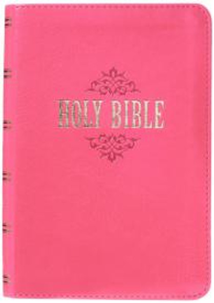 Large Print Compact Bible, KJV (Imitation, Pink)