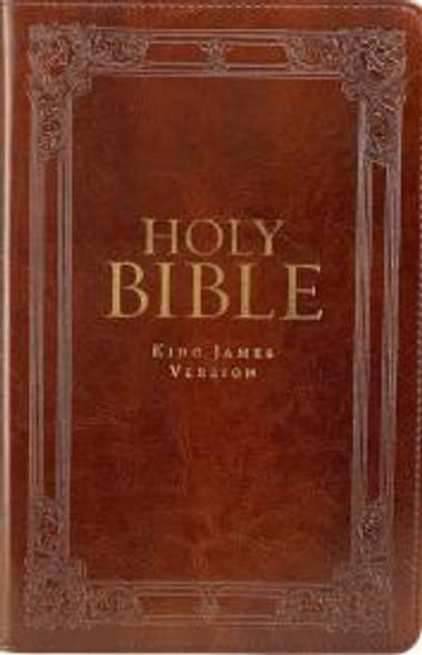 Deluxe Gift Bible, Indexed, KJV (Imitation, Brown)