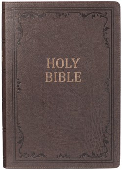 Super Giant Print Bible KJV (Imitation, Brown)