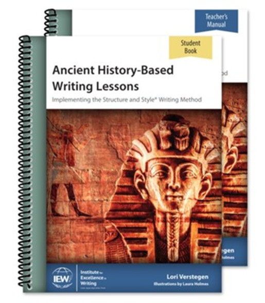 Ancient History-Based Writing Lessons (Student Book & Teacher's Manual Set)