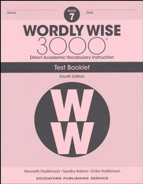 Wordly Wise 3000 7 Test (4th Ed.)