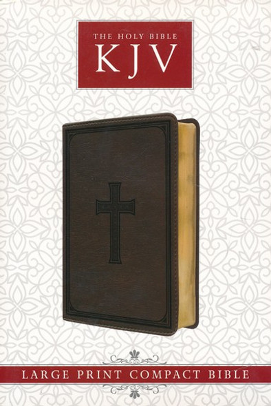 Compact Large Print Bible (Dark Brown Imitation Leather) KJV