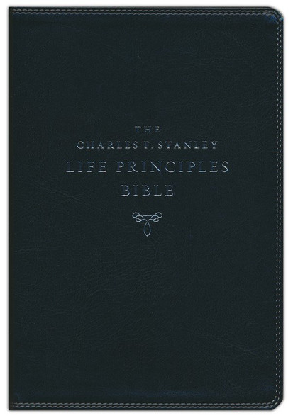 Charles F. Stanley Life Principles Bible (Black Leathersoft) KJV (2nd Edition)