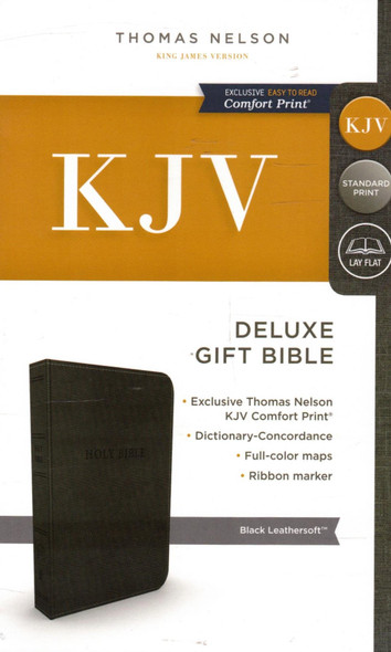 Deluxe Gift Bible (Black Leathersoft) KJV