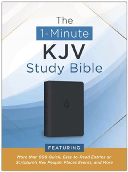 1-Minute Study Bible (Pewter Blue, Imitation leather)