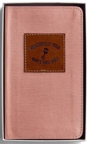 Wonderfully Made: Baby's First Bible (Pink Cloth Cover) KJV