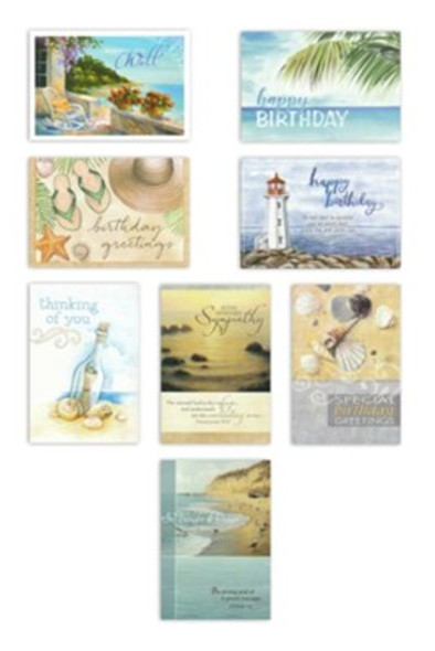 All Occasion: Shoreline (Boxed Cards) 24-Pack